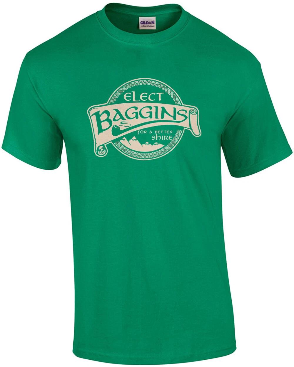 Elect Baggins for a better shire - Lord Of The Rings T-Shirt 2XL