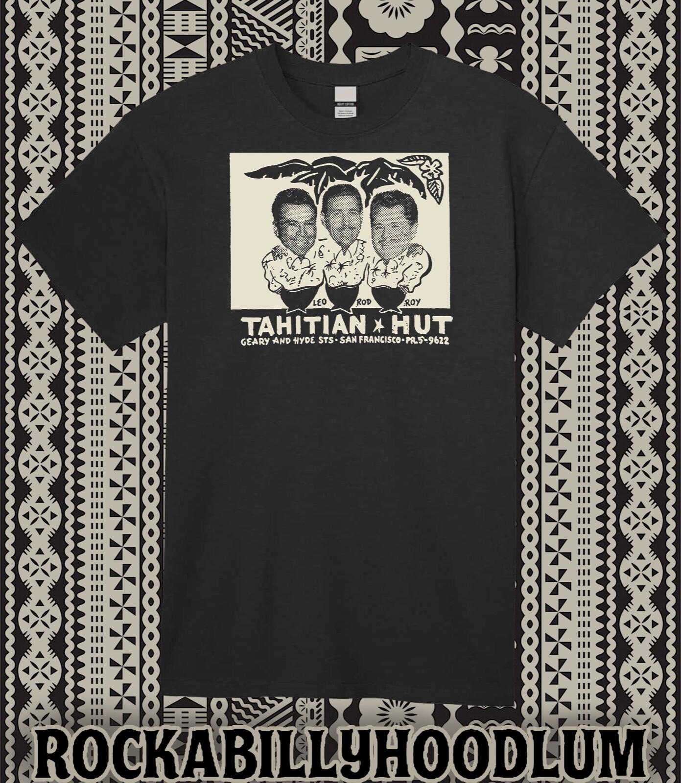 Retro Tee T Shirt Tiki Bar Mug Polynesian Restaurant Tahitian Hut San Francisco L