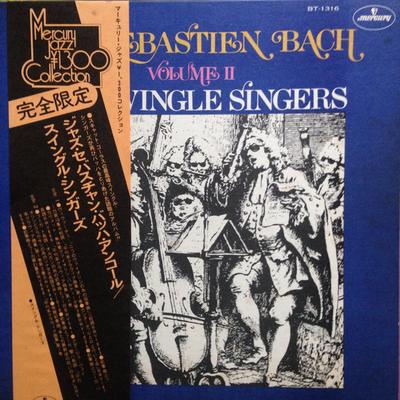 LP Record SWINGLE SINGERS - Jazz Sebastian Bach Volume 2 BT1316 MERCURY 1974 Japan Jazz Used