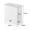 [Yamazaki] Magnet Laundry Detergent Ball Holder White, Plate, Approx. W17 x D9.5 x H17cm, 4700
