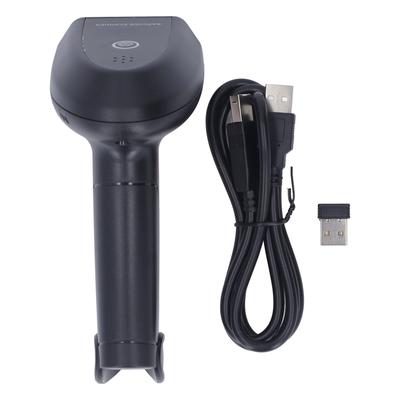 Scanner de codes-barres 1D 2.4G Sans fil Lecteur de codes-barres à lumière rouge Pistolet de lecture CCD portable à lumière rouge pour
