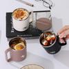 400ML Portable Double Wall Insulated Mug 304 Stainless Steel Coffee Cup With Handle Cold And Hot Water Drinking Cup For Student
