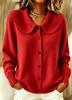 2026 Women's Clothing Europe, America, Autumn and Winter New Sweater Express Solid Color Long Sleeve Cardigan Hair