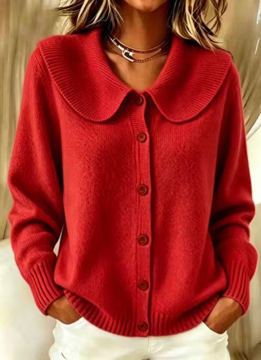 2026 Women's Clothing Europe, America, Autumn and Winter New Sweater Express Solid Color Long Sleeve Cardigan Hair