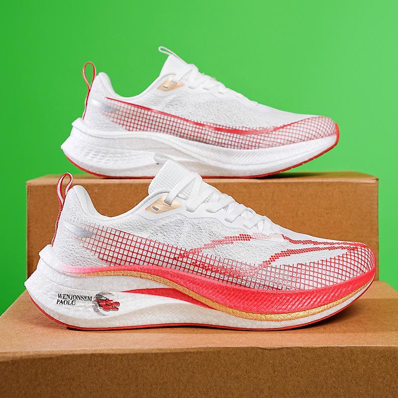 Popular Carbon Board Running Shoes, New Sports Students, Sports Racing Running Shoes, Mesh Breathable 7pro Soft-soled Men's Shoes and Women's Shoes