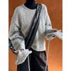 Juzhi 2024 Autumn/Winter Korean Round Neck Knitted Sweater A72
