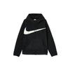 Club Fleece Kangaroo Pocket Contrast Hoodie with Printed Logo Men Hoodie Black DQ4897-010