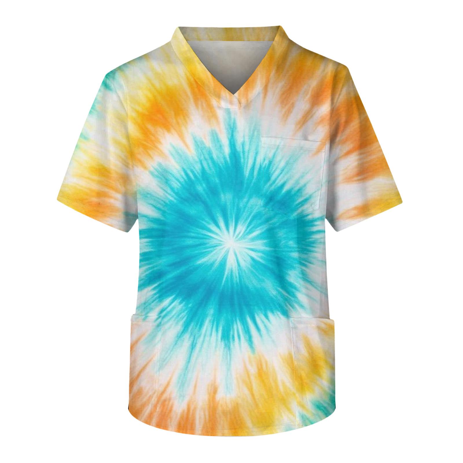 

Men s Casual Short-Sleeved V-Neck Printed Front Pocket Top XL жовтий