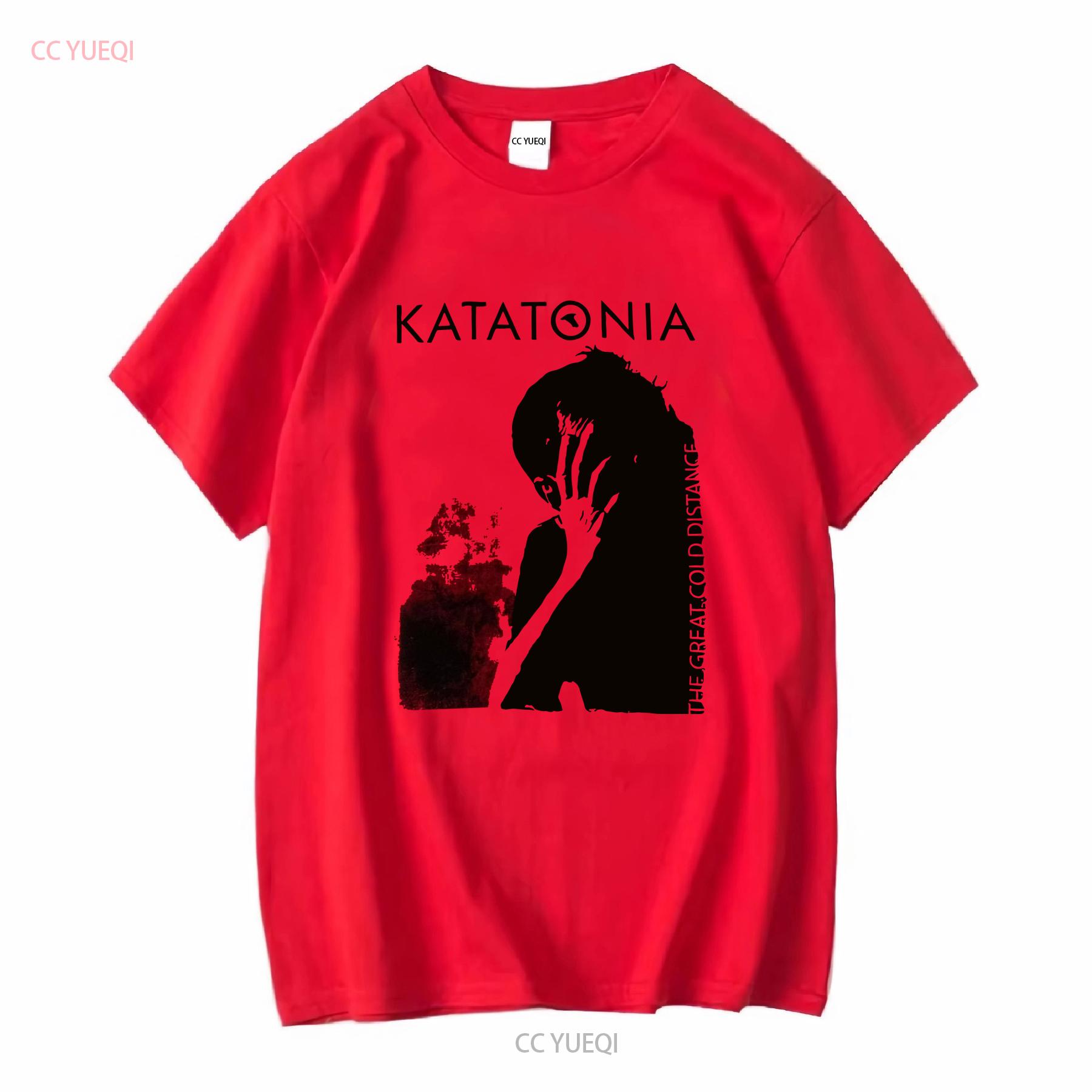 Katatonia The Great Cold Distance Band Album Red T Shirt Full Size S461 long or short sleeves vintage Washed graphic S