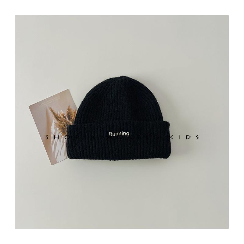 Kinderwollmütze im koreanischen Stil Herbst- und Winterstil Vielseitige Baby-Strickmütze mit Ohrenschutz Jungen- und Mädchenwollmütze Kältemütze