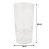 [Authentic Product] Tajima Glass "Edo Glass" Mini Mt. Fuji Mini Tumbler Glass, Approx. 6cm Diameter x 11cm Height, Approx. 160ml Capacity, Transparent
