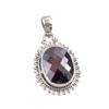 Natural Garnet Gemstone Handmade 925 Solid Sterling Silver Pendant 1.50" b0j42