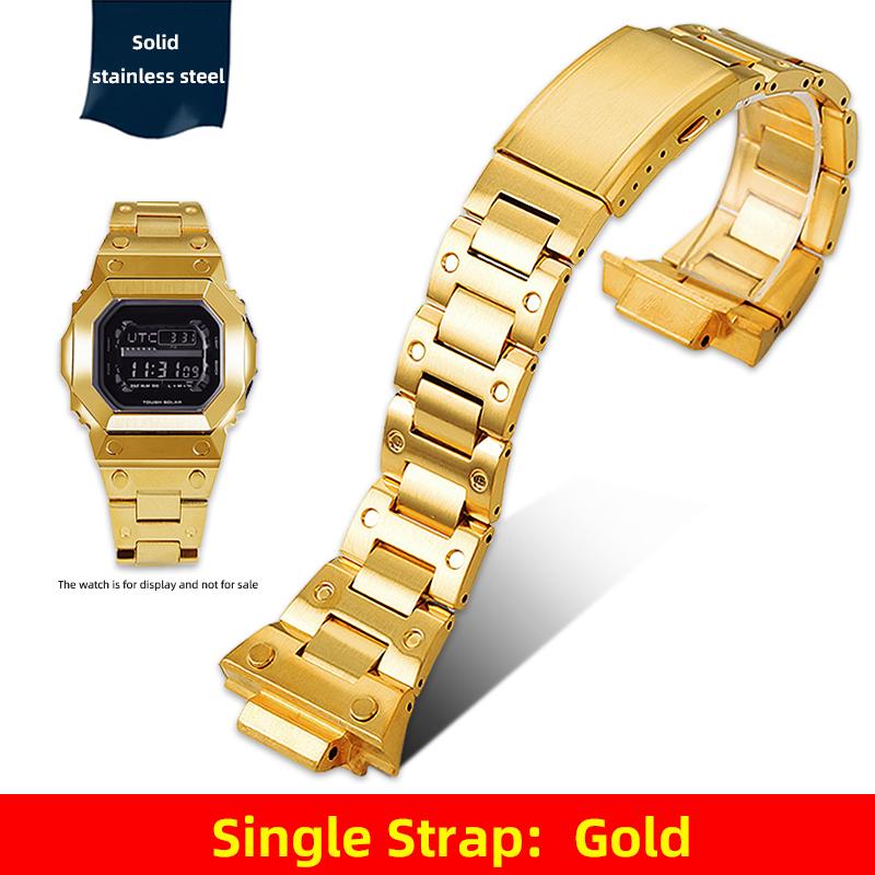 GX-56 Watch Mod Kit Metal Case Bracelet for Casio Giant G Square GXW-56BB GX-56BB/RC Stainlesss Steel WachBand Strap Accessories