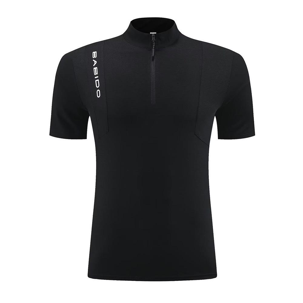 Unisex Quick-Dry Half-Zip Fitness Top for Outdoor Running