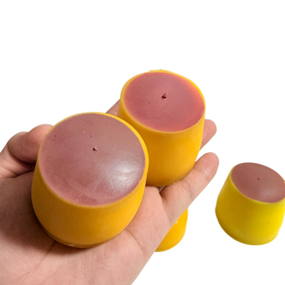 Crispy Sound Caramel Pudding Crunchy Toy Squeeze Ball Stress Relieving Toy For Halloween Christmas Gift