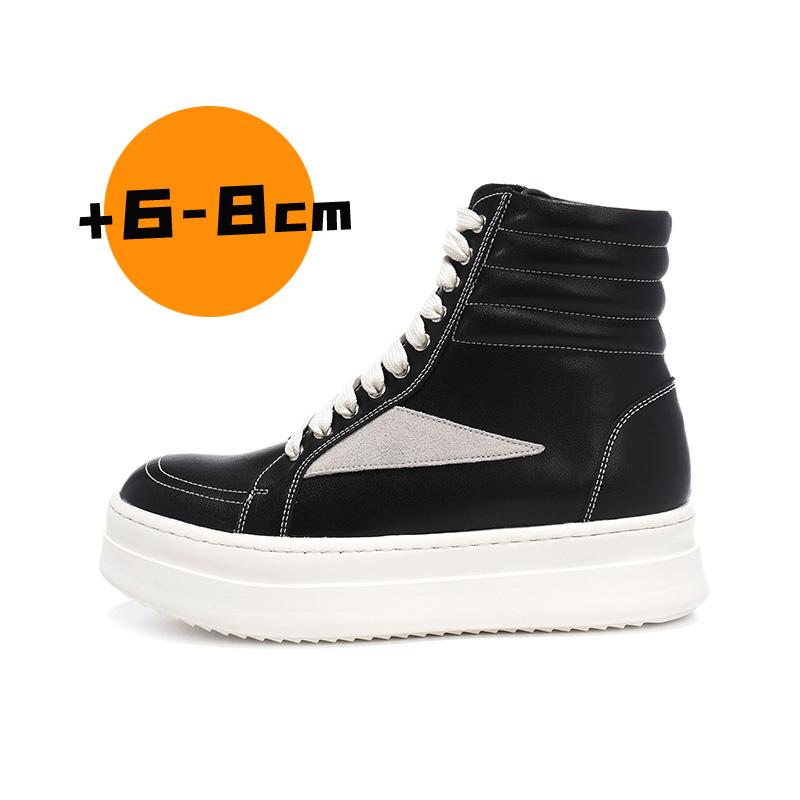 

Модные мужские ботинки из натуральной кожи с высоким верхом, мужские мотоботы высокого качества, модная уличная мужская обувь на шнуровке, нескользящие ботильоны 37