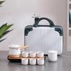 Nanshan Mr. Portable Ceramic Side-Handle Tea Set