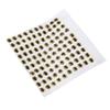 100PCS Fishing Lure Eyes DropShaped Fake Fish Eyes for Making Fishing Bait Gold 6MM
