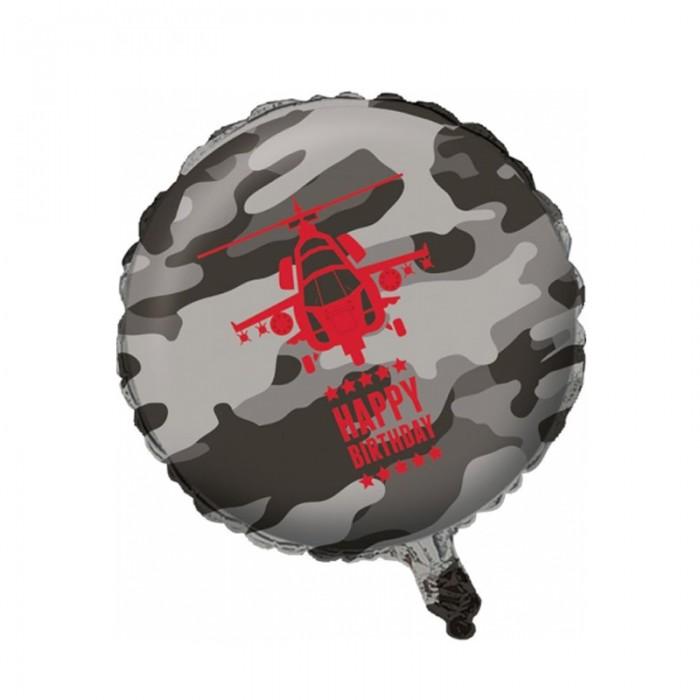 Creative Party Operation Metallic Camo Happy Birthday Foil Balloon