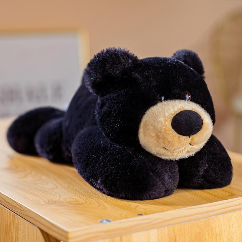 30/50/70cm Zacht Pluche Zwarte Beer Levensgetrouwe Bruine Beer Pluche speelgoed Beer Knuffel speelgoed voor Kinderen Verjaardagscadeau voor Kinderen Meisje Cadeau 28-30cm