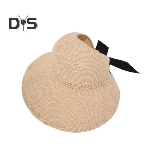 

Женская летняя шляпа от солнца с широкими полями, пустой цилиндр, складная пляжная шляпа для путешествий, защитная шляпа от солнца для путешествий на открытом воздухе