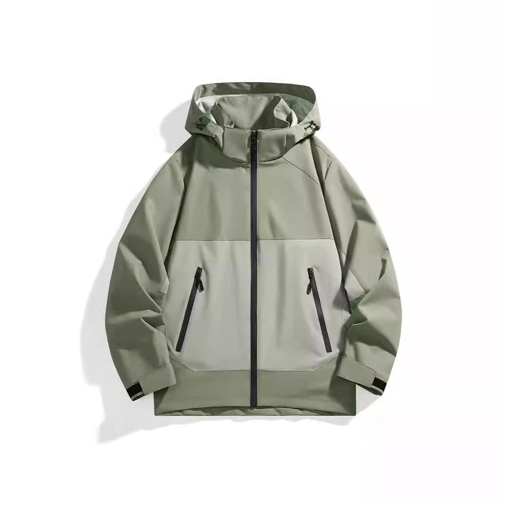 Autumn Outdoor New Men's Jacket Fashion Trend Sports Windbreaker Waterproof Hooded Detachable Jacket