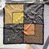 100% Mulberry Silk Plain Crepe Satin Square Scarf High-end Women's Spring, Summer and Autumn Temperament Simple Fashion Silk Scarf Scarf