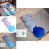 Cartoon Wave Pillow With Plush Cover For Girls Side Sleep Comfort