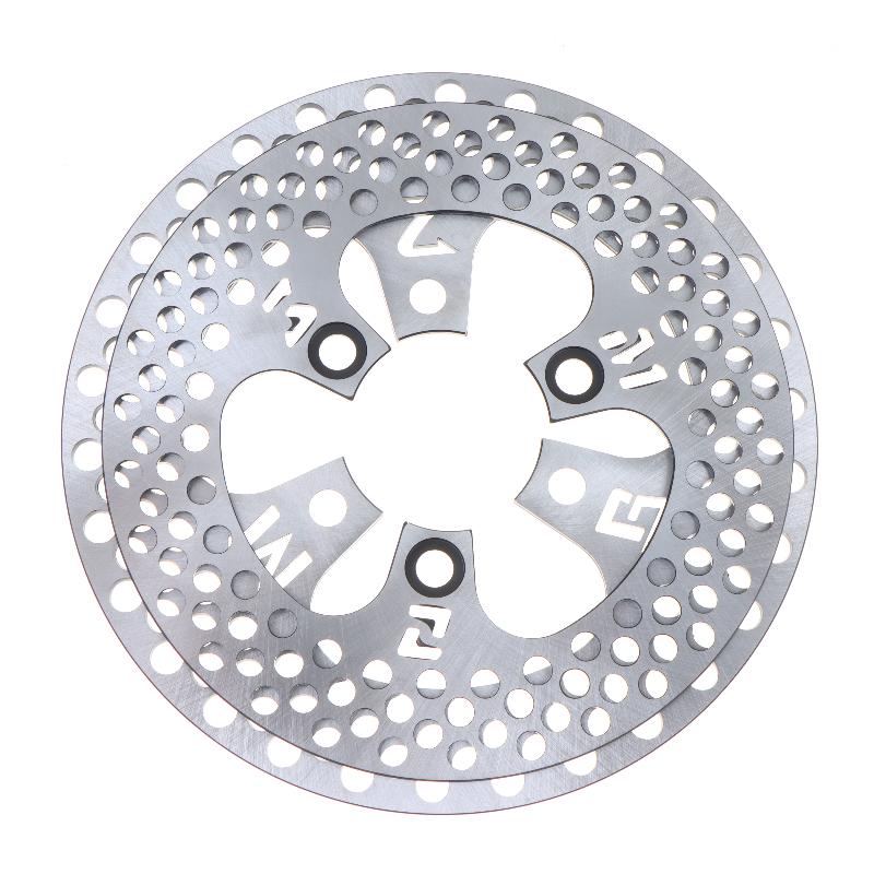 1Pc 200Mm 220Mm 3 Hole Brake Disc, Stainless Steel Front Rear Rotor Disks For Universal Motorcycle Scooter Dirt Bike Atv