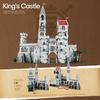 Non-Toxic 3999Pcs Grand Medieval European Castle Building Blocks Knight Castle Model Desktop Ornaments Kids Gift Educational Building Toys