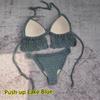 Handmade Crochet Bikini Top with Chest Pads