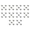 Pack of 50 Alloy Animal Horse Pendants 25x21mm Charms Designed for Jewelry Crafting DIY Projects Accessories