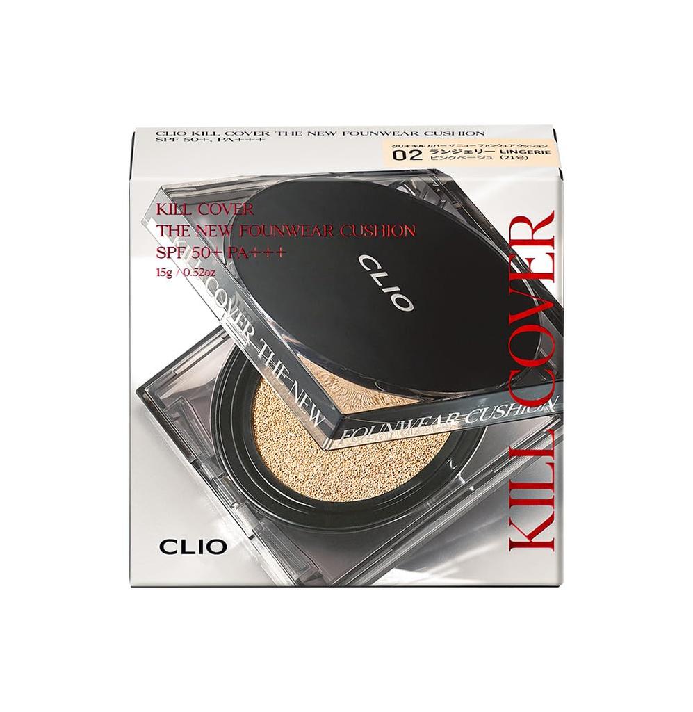 CLIO Kill Cover The New Founwear Cushion SPF 50++, PA++ (03 Lino)