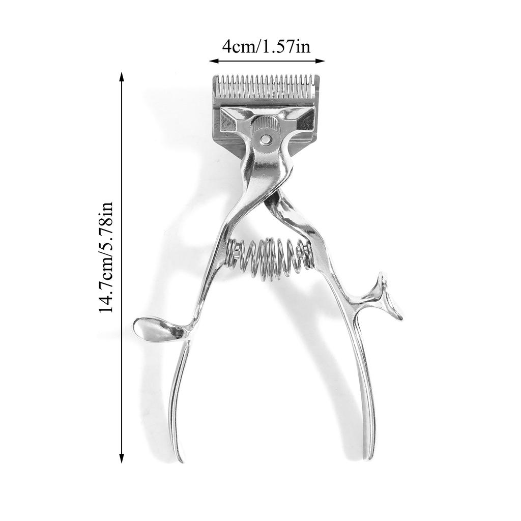 Manual Push Low-Noise Non-Electric Hair Clipper