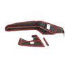 For Chevrolet Corvette C7 2014-2019 Real Carbon Fiber Car Door Window Lift Switch Frame Cover Trim Sticker Car Accessories