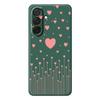 For Samsung Galaxy A36 5G Case Pink Love Pattern Printing Straight Edge TPU Phone Back Cover