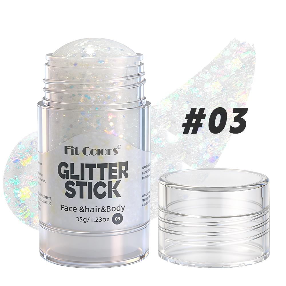 Body Paint Glitter Stick Face Lip Stick Gold Glitter Eyeshadow Stage Sparkling Sequins Cream Glitter Gel High Gloss Makeup