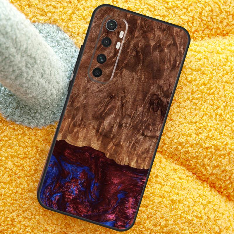 Hybrid Wood Resin Case For Xiaomi 15 14 Ultra 13T 14T 15T 17 Pro Max Cover For POCO X7 F8 Pro X3 X5 X6 F5 F6 F7