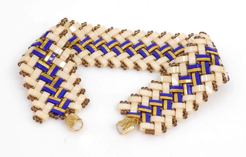 MIYUKI Bead Kit Multi-Hole Accessory Kit Quarter Tila Bead & Half Tila Bead Bracelet BFK-568