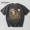 Kookaburra Howling To The Moon Shirt, Vintage Bird Graphic Tee, Bird Lover Gift, Comfort Colors Shirt