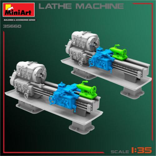 Miniart 1/35 Lathe Plastic Model MA35660