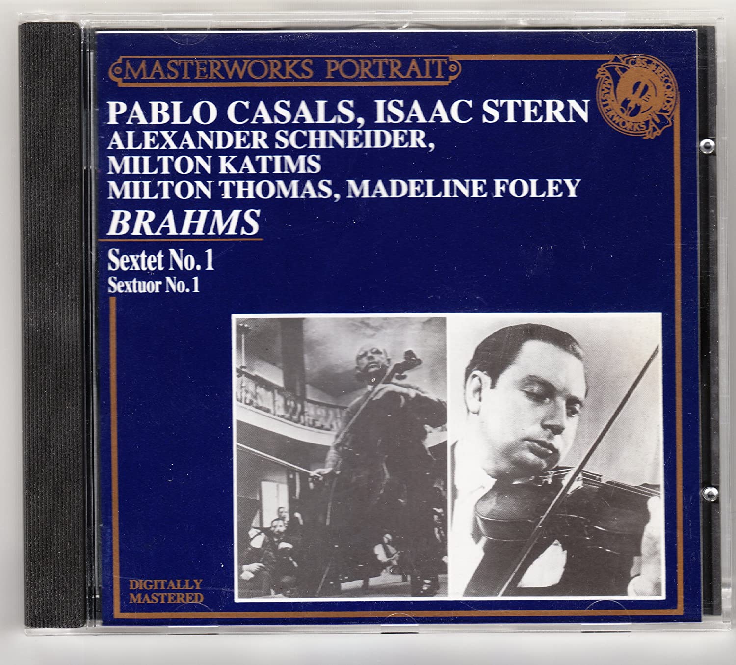 

CD CASALS STERN - Brahms Sextet MPK44851 Austria Classical Used