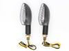 Motorcycle 15-LED Arrow Turn Signals (Set of 2) (Relay not included)
