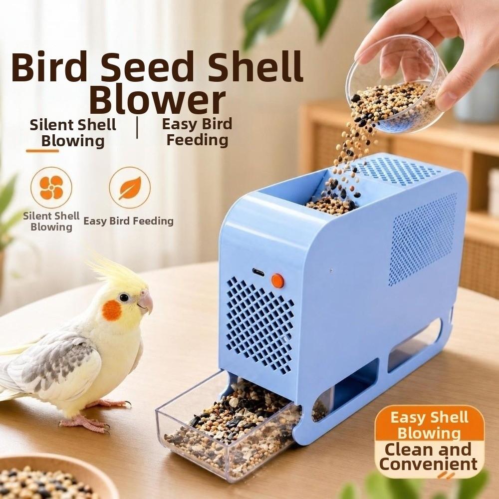 Electric Bird Food Shell Blowing Machine Efficient Parrot Feed Shell Blowing Machine Bird Breeder