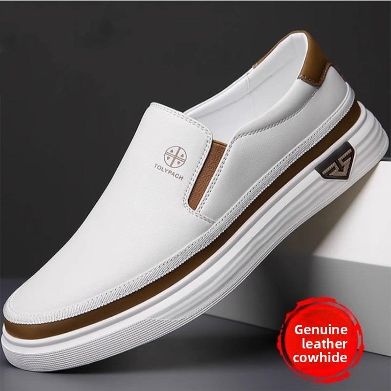 

Мода Мода Обувь из натуральной кожи для мужчин Высокое качество Мужская обувь Комфорт Деловая обувь Лоферы Легкая повседневная обувь Zapatos De Hombre 38