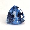 Beautiful Natural Blue Aquamarine 8-10 Ct Trillion Cut Certified Loose Gemstone