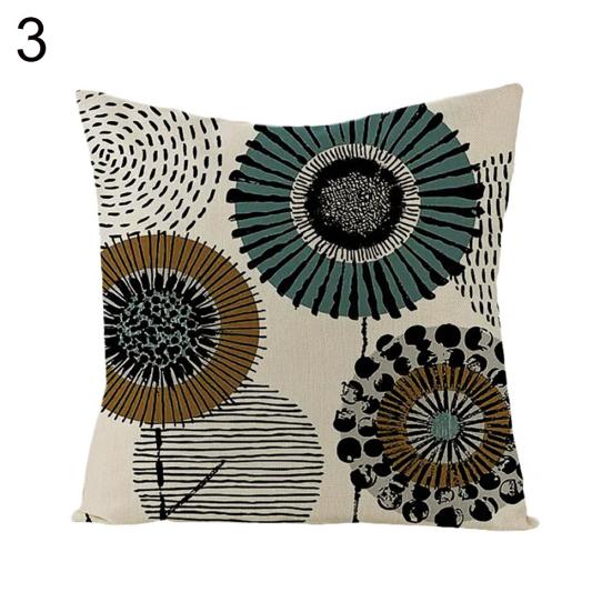 

Линия Цветок Рыба Геометрический Узор Чехлы Для Подушек Наволочка Диван Стул Декор
