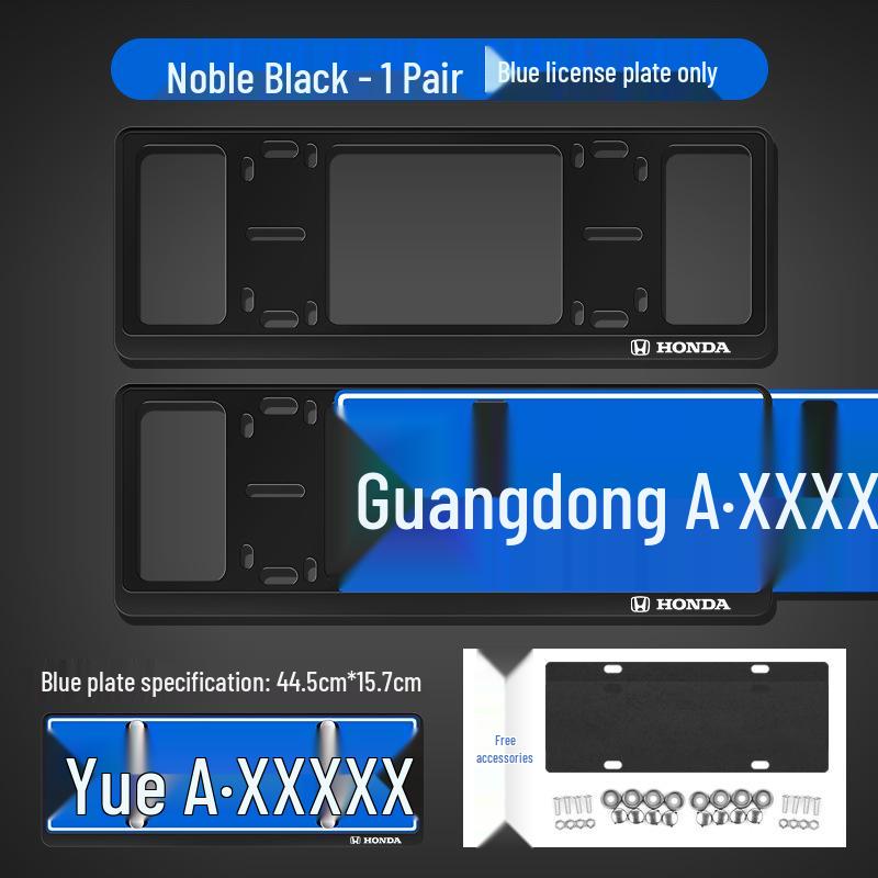 Honda Civic Accord CRV License Plate Frame Holder