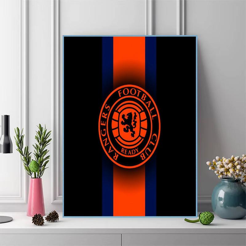 Rangers FC2 100% Round Full Drill 5D DIY Diamond Painting Embroidery Cross Stitch Rhinestone Décor