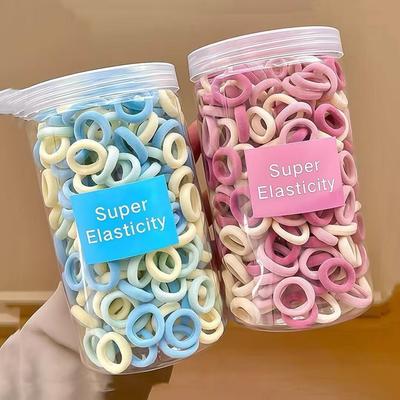 Elastici per capelli colorati e non danneggiano i capelli per bambini: Elastici per Capelli e Elastici in Gomma ad Alta Elasticità